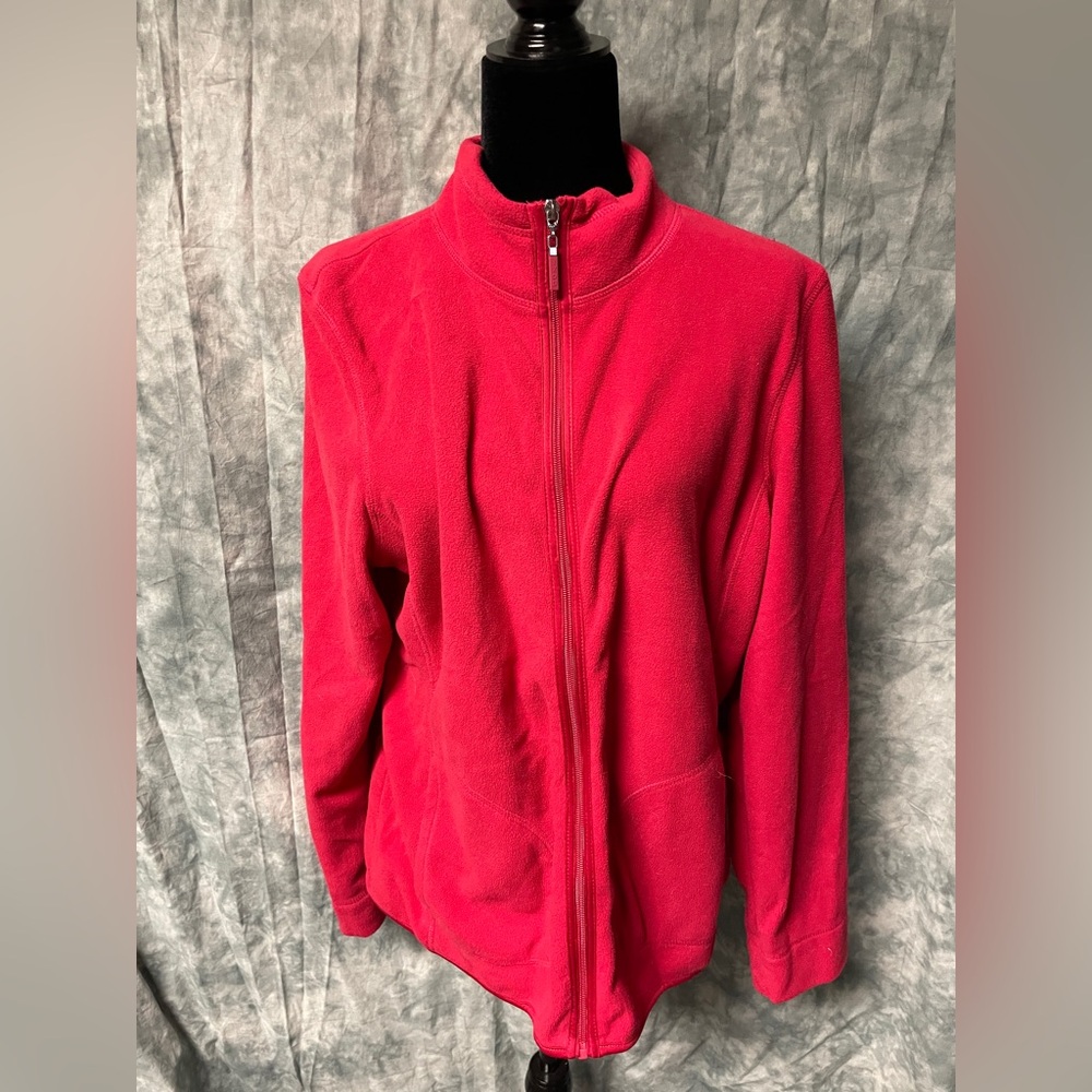Izod Fleece zippered Jacket Size XL